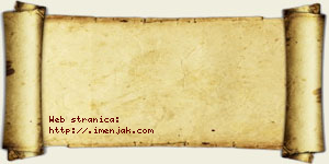 Nikodije Belobabić vizit kartica